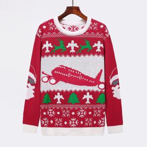 Quality Unisex Christmas Sweater ReindeerTree Snowflakes Fun Merry Knitted Pullover wholesale