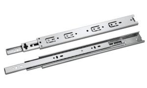 Quality Iron Steel Ball Bearing Soft Close Drawer Slides , Cabinet Drawer Tracks wholesale