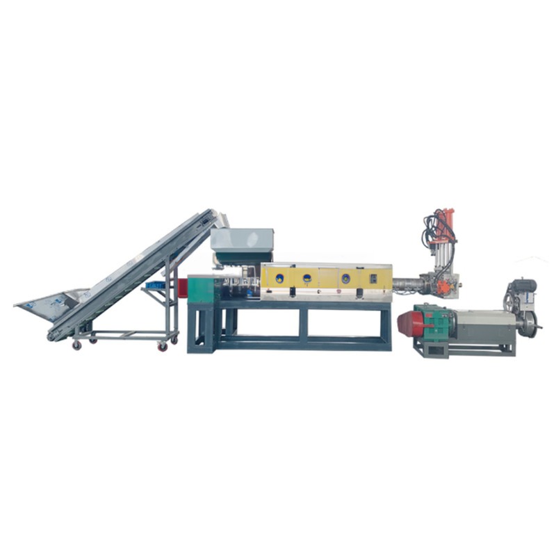 PP PE HDPE LDPE Hard Scrap Pelletizing Machine With Waste Plastic Recycling Function