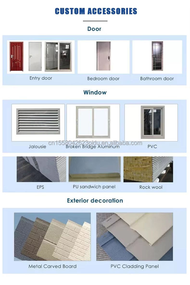 Sandwich Panel Material Prefabricated Capsule Room for Bedroom in Designed Steel Structure Container House