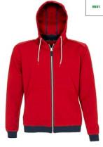 Quality Rubber Logo Mens Polar Fleece Jacket With Non Detachable Hood Anti Pilling wholesale