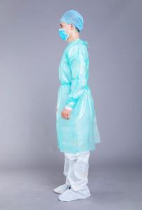Quality Surgical Knitted Cuff 35gsm AAMI Level 2 Isolation Gown wholesale