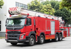 Quality Volvo 42m Water/Foam/Powder Fire Fighting Truck Multipurpose Vehicle China Factory wholesale