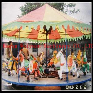 Quality musical outdoor christmas carousel, antique carousel ride, trailer mobile carousel horse for sale wholesale