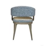 Simple and Durable Solid Wood Fabric Chair for Restaurant Dining Room Hotel