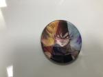 5.8*5.8*Cm 3D Lenticular Badge Anime ONE PIECE DBZ Naruto