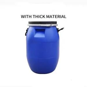 Quality Rustproof Plastic Chemical Container Storage 60L Open Head Round wholesale