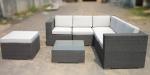 7pcs home patio rattan sofa furniture