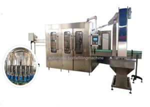 Quality High Speed 24 Heads Mineral Water Filling Machine / Line PLC + Touch Screen wholesale