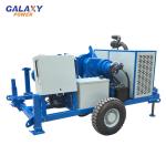 49.2HP 100KN Underground Cable Pulling Equipment Hydraulic Puller Machine