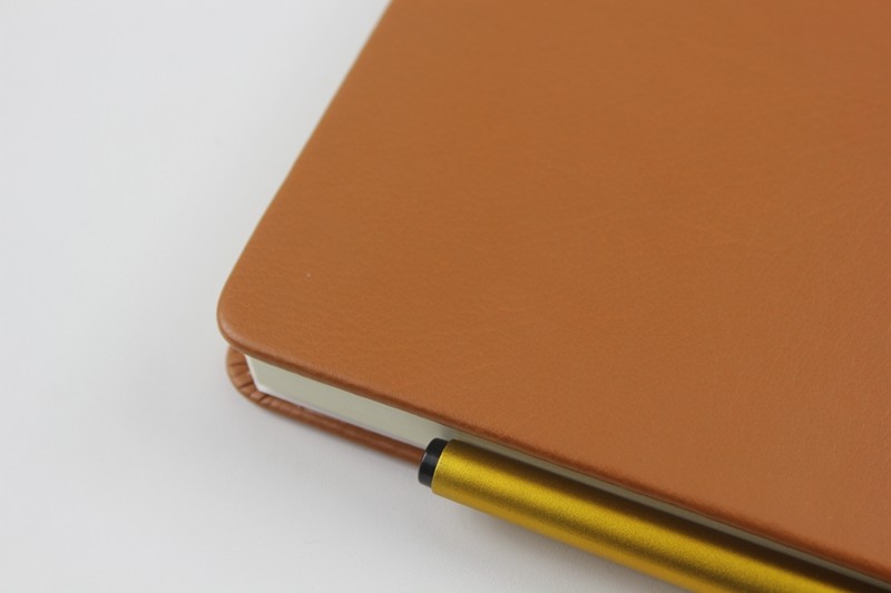 Business notebook with pen holder(smooth cover)