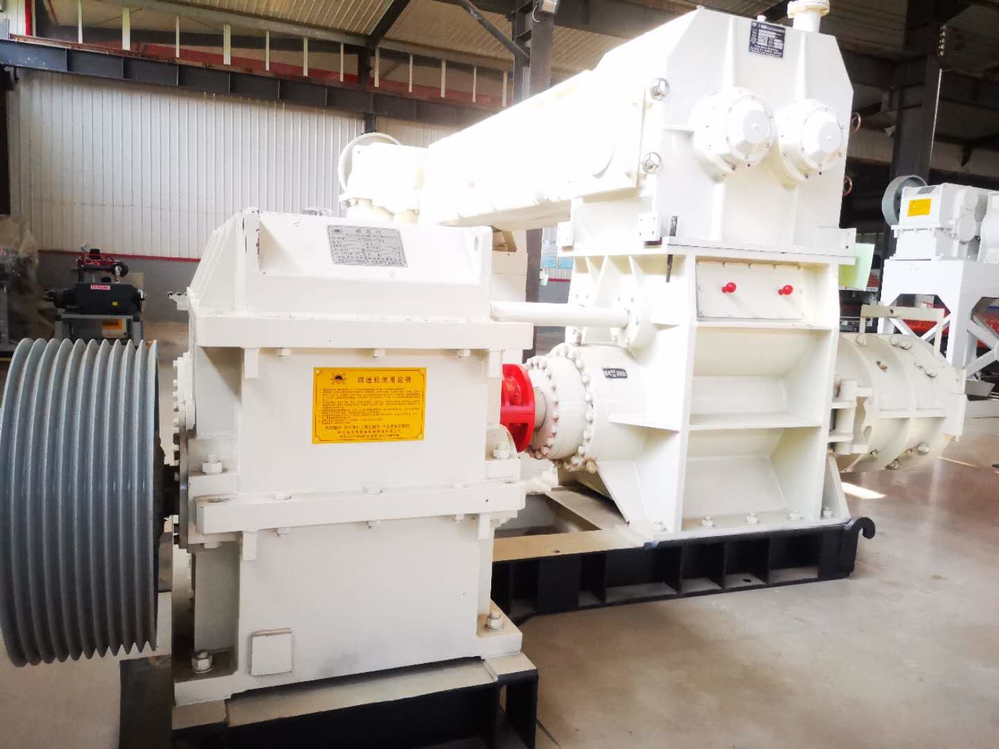 JKY-55 Two Stage Vacuum Extruder Fly Ash Brick Making Machine