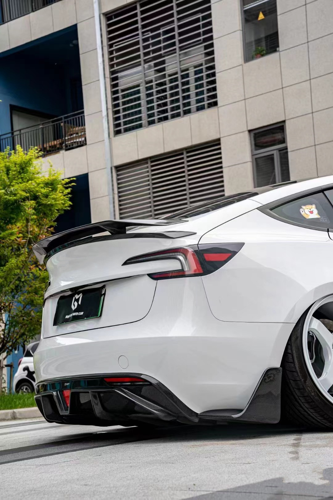 Carbon Fiber Tesla Model 3 Body Kit New Repair Tesla Side Skirt Front Lip Diffuser