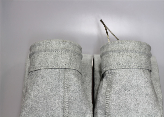 400GSM Polyester Felt Filter Bag Ring Top 2mm Thick Fine Woven Fabric