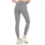 Traceless Mesh Breathable Yoga Pants Capri Women High Waist Nude Sports Tights