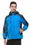 100% Polyester Womens Custom Outdoor Clothing , Breathable Rain Jacket