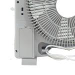 Household 12V Solar Energy Rechargeable Box Fan With LED Light