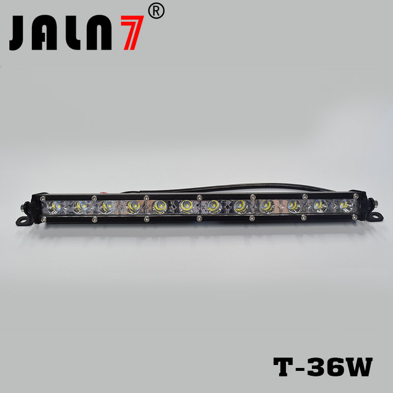LED Light Bar JALN7 36W CREE Spot Flood Combo LED Driving Lamp Super Bright Off Road Lights LED Work Light Boat Jeep