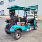 Electric 4 Seater Off-Road Golf Cart With Underseat Storage Compartment And 220V