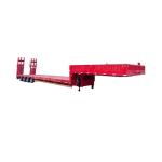 80 Tons 4 Axles Lowbed Trailer /Low Bed Trailer/Semi Trailer Tread 2180mm