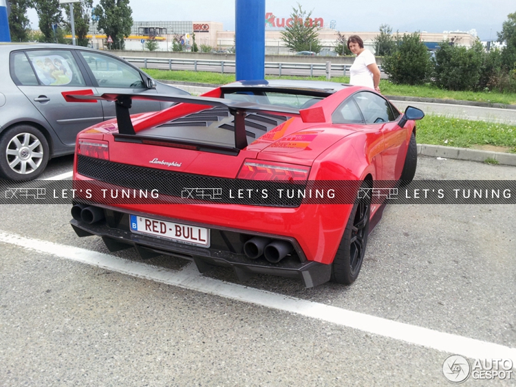 For lamborghini Gallardo LP550 560 570 Carbon Fiber Spoiler Gallardo LP550 560 570 Upgraded SUPER TROFEO Style Spoiler