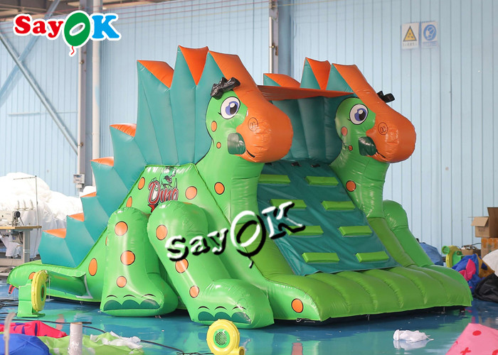 Commercial Inflatable Bouncy Slides Toddler Pvc Inflatable Dinosaur Dry Slide For Outdoor Amusement Park