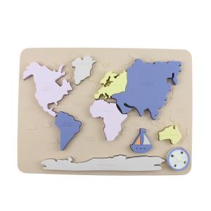Quality BPA Free Silicone Puzzle Eco Friendly For Kids Education Silicone Teething Puzzles wholesale