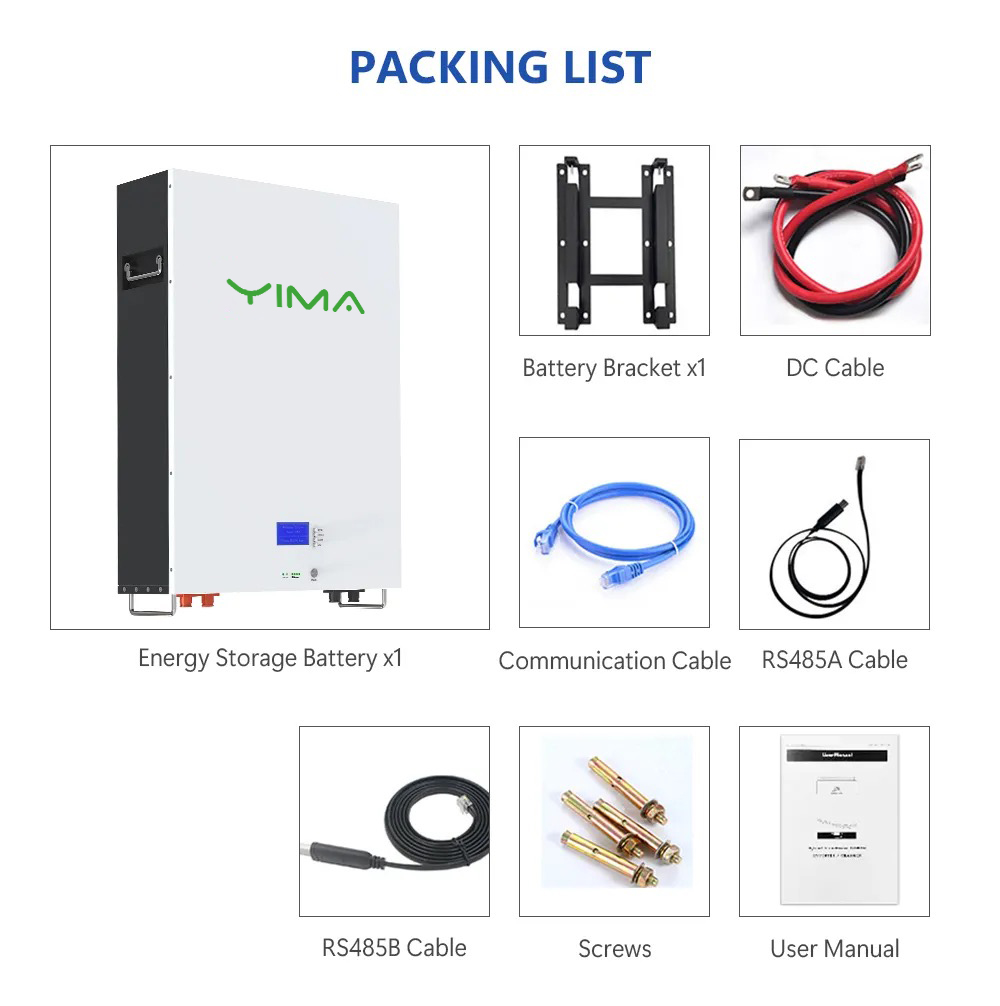 5KW 10KW 100AH 200AH Tesla Solar Energy Storage System With Limiting Current Of 20A