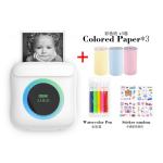 Portable Phone Thermal Mini Printer Sticker Bluetooth 200DPI