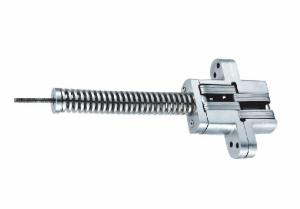 Quality 4 Mounting Holes Invisible Cabinet Hinges Stainless Steel Self Closing Spring wholesale