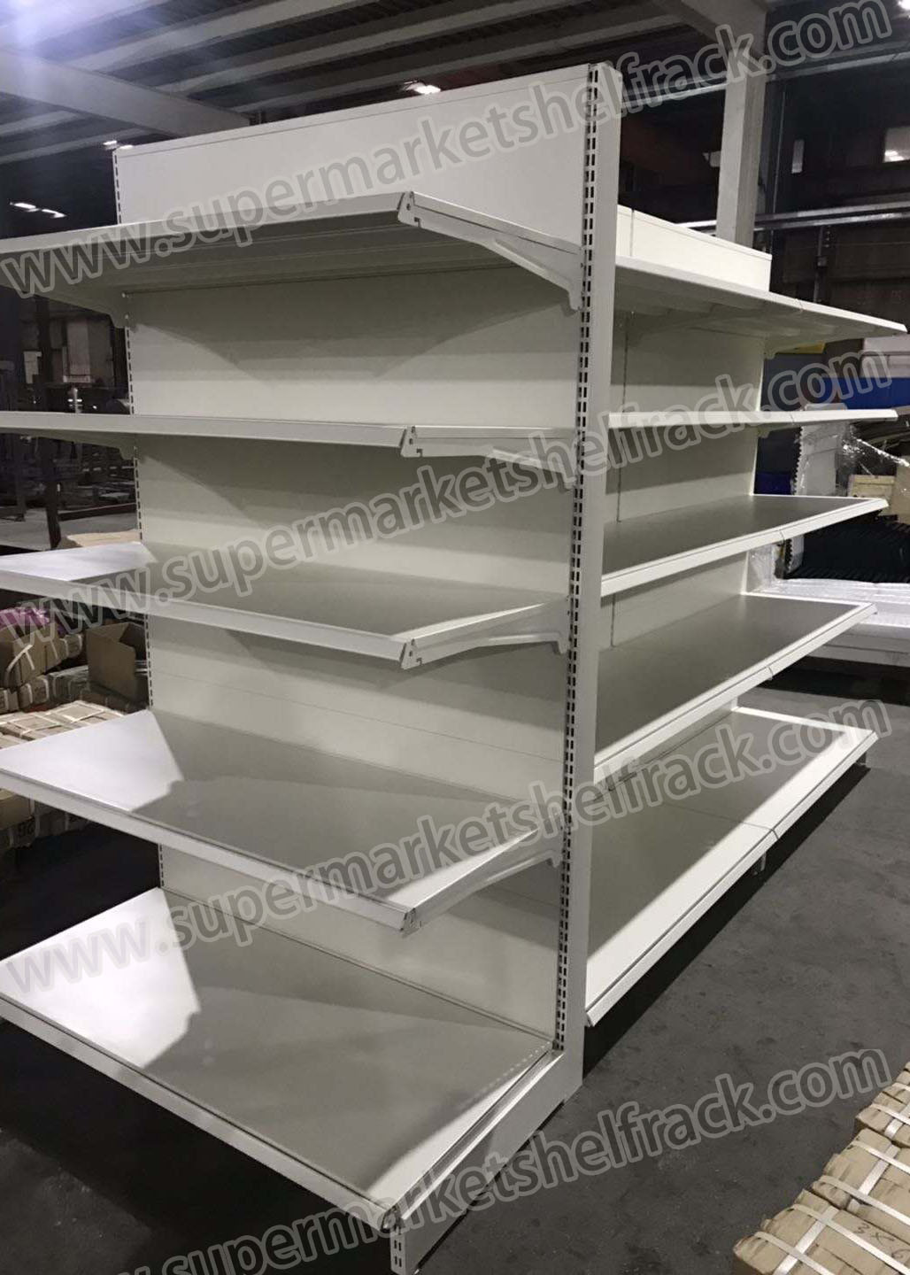Grocery Store Display Supermarket Shelf Rack Heavy Duty Metal Shelf 60kg 1650mm 0.4mm