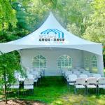 America Style Spring Top Marquee Waterproof Roof and Sidewalls