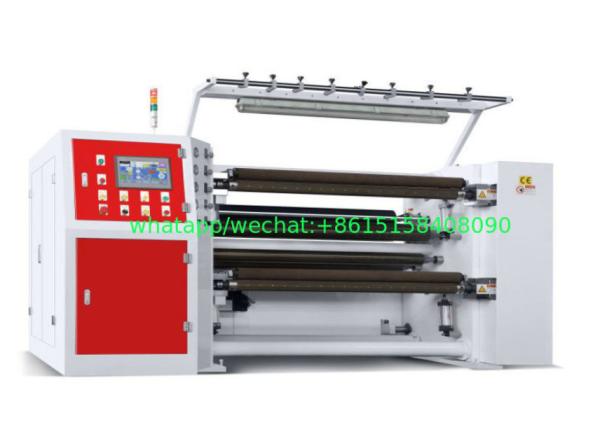 350MPM Shaftless Unwinding Thermal Paper Slitting Machine PLC Mitsubishi Delta