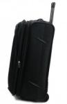 Spacious Inner Compartment Black Business Mens Rolling Carryon Luggage