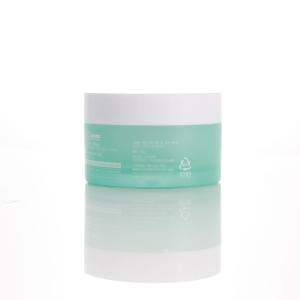 Quality 50ml PS Combination Green Cosmetic Plastic Jar With Screw Cap wholesale