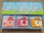 Childrens Waterproof Digital Toy Camera Cartoon Silicone Dual Lens For