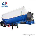 45M3 V Type Bulk Cement Tanker Powder Tank Semi Trailer with 11980*2500*3800mm
