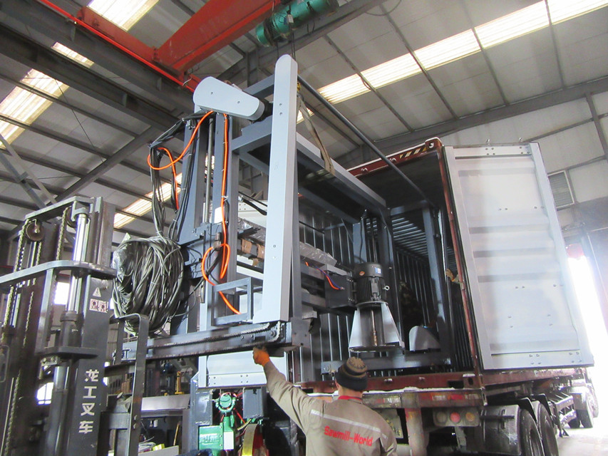 2000mm 2 Swing Blade Sawmill With Tungsten Carbide Circular Saw Blade