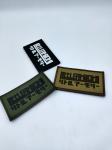PVC Velcro Logo Label Stickers OEM Rectangle For The Cap Customized Color