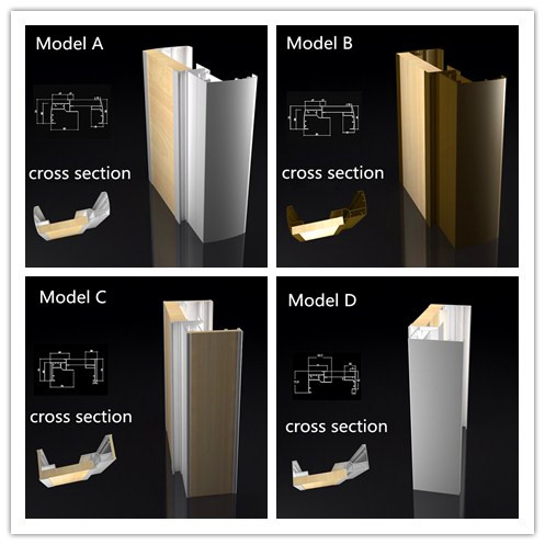 aluminum frame apartment sliding door