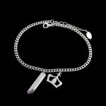 Drop Items Silver Wedding Bracelet Pure 925 Platinum Jewellery