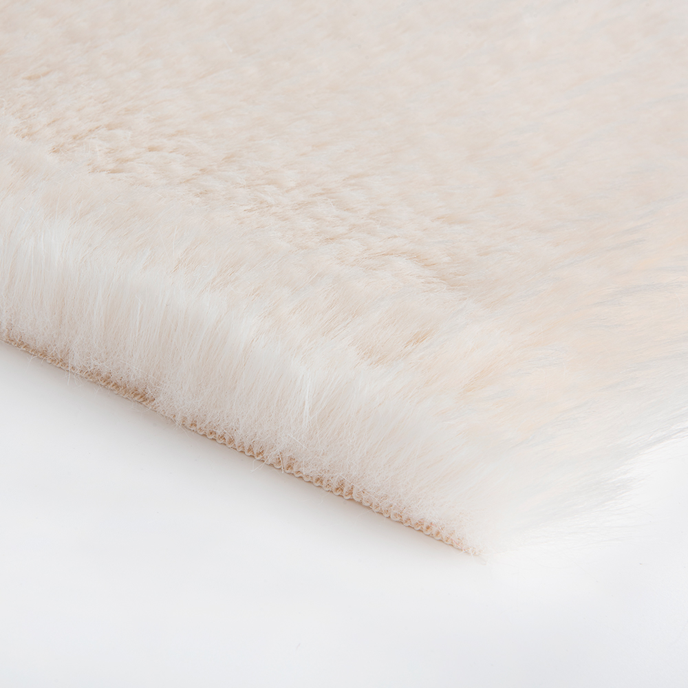 Custom Colors Body Faux Fur Fabric Knitted 100% Polyester for Lady's Coat Garments