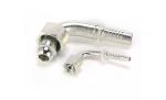 Hydraulic Hose Fittings 90 Degree Elbow Metric 24-Degree Cone Seal Straight