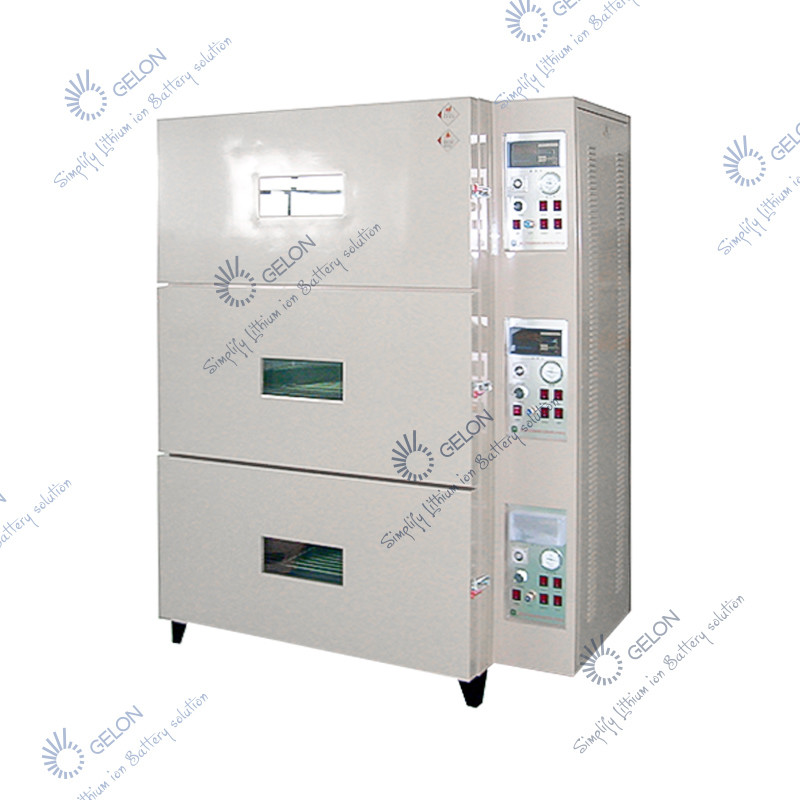 Lithium Ion Battery Making Machine Three Layer Vacuum Drying Oven