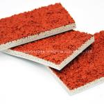 EPDM Material Tartan Track Surface , Tartan Rubber Floor Weather Resistant