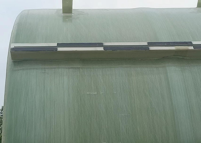 Cylindrical Frp Vertical Mixing Tank Liquid Alkali Resistant Harmless Treatment