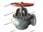Qingdao Marine Cast Iron Screw Down Check Angle Valve JIS F7354 5K