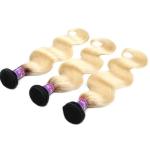 1b 613 two tone hair ombre hair weaves dark root blonde weave virgin brazilian