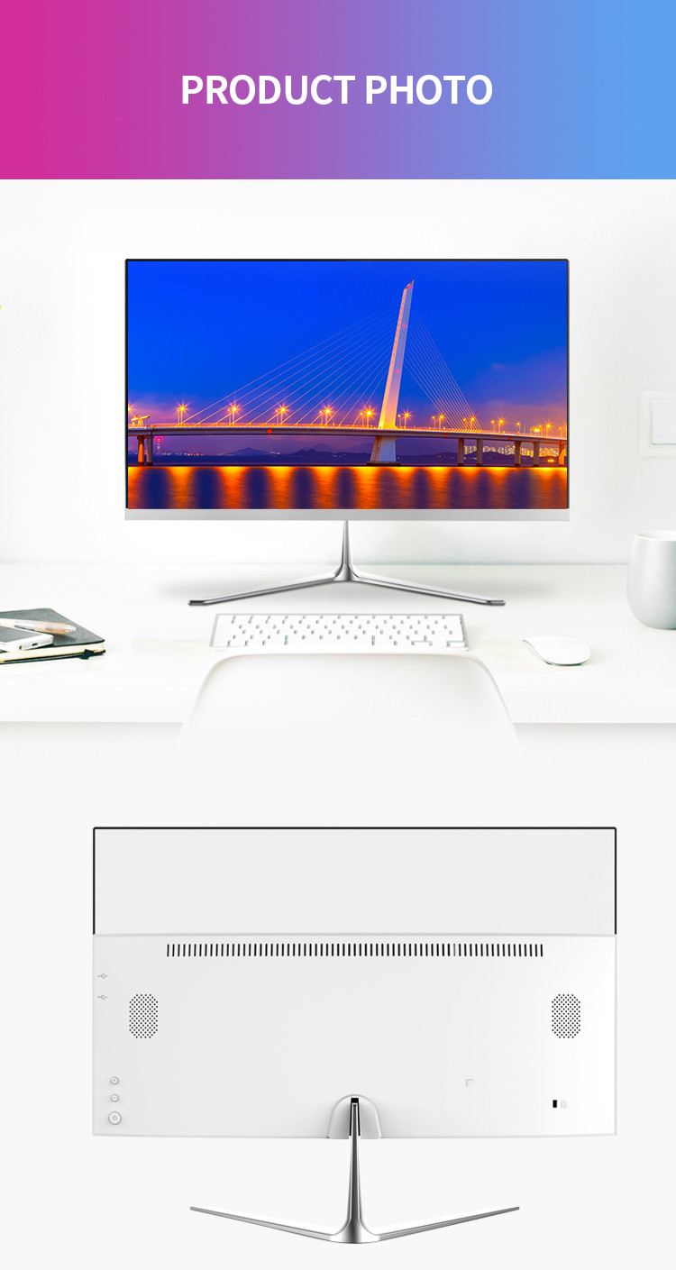 21.5inch Core Processor I5-3320 Desktop AIO PC 480G SSD 8G HD For School Home Bussiness