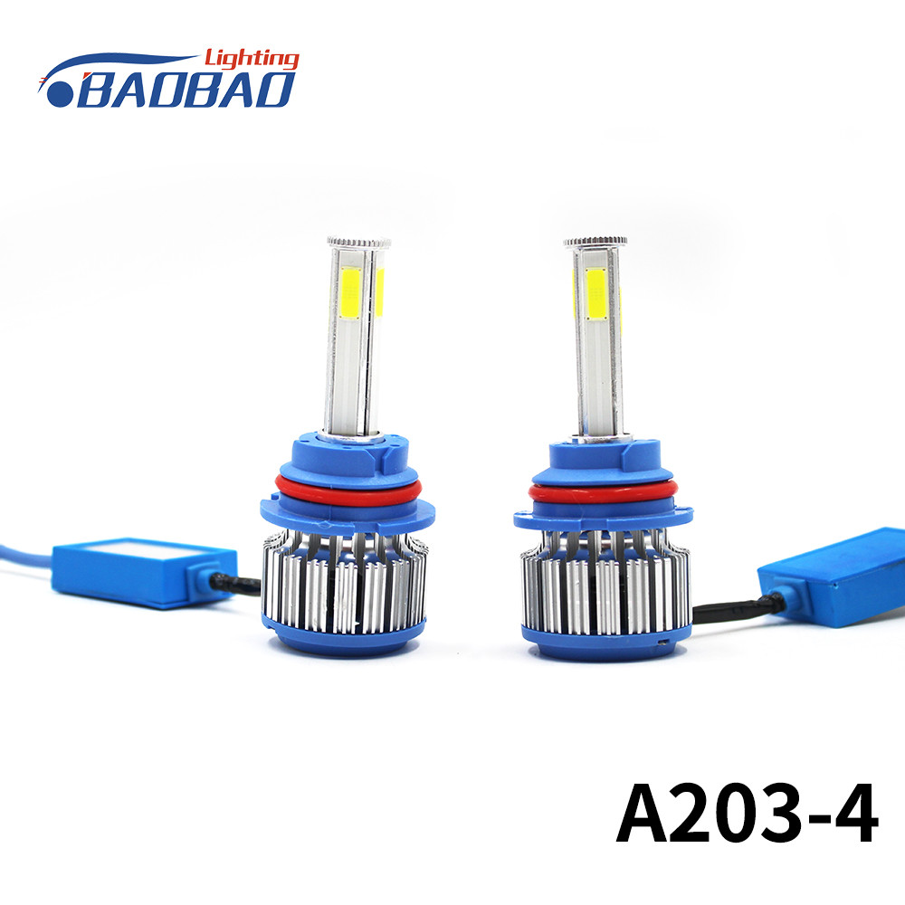 A203-4 48w 4800Lumen COB chips car led headlight